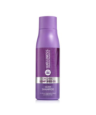 Wellness Premium Products Blonde Brilliance Silver Shampoo | Hemp & UV Filter Formula to Combat Brassiness | Vegan & Gluten-Free 500ml