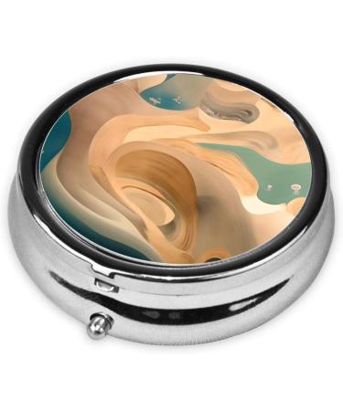 Dunhuang Mysteryround Pill Box | 3-Compartment Portable Organizer for Purse & Pocket | Travel-friendly Pill Box - Buy Online on GoSupps.com