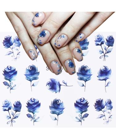 Black Nail Art Stickers Water Transfer Decals with Floral and Dream Catcher Design - 13 Sheets | DIY Nail Manicure Supplies - Buy Online on GoSupps.com