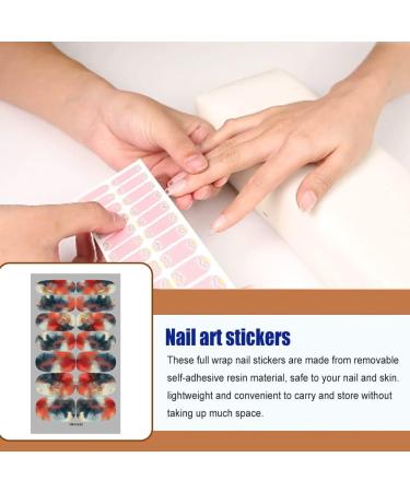 Manicure Decal DIY Oil Full Cover Patch Nice-Looking Tools Wraps Glue-Free Nail Art Stickers Women Party Type5 - Buy Online on GoSupps.com