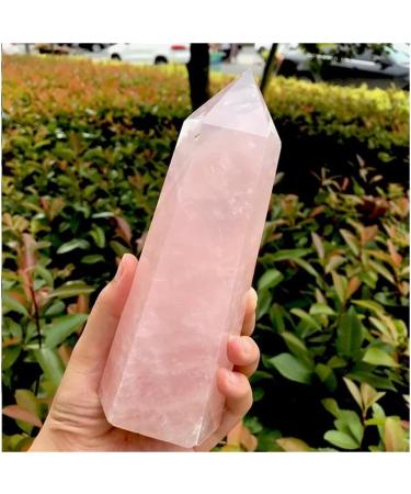 Shop JUKUCKV Rose Quartz Crystal Points - Spiritual Support & Home Decoration | Natural Pink Quartz Decor - Buy Online on GoSupps.com