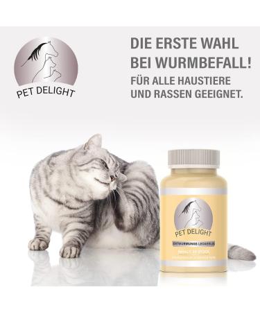 Pet Delight 2-Pack Wurm Treats - Natural Worm Cure for Dogs Cats & Birds | Savings on Animal DeWormer - Buy Online on GoSupps.com