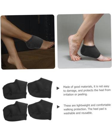 NOLITOY Heel Support Brace - 2 Pairs Heel Covers & Cushions for Bed Sores Plantar Relief & Multi-use Heel Protection - Ideal for Women - Buy Online on GoSupps.com
