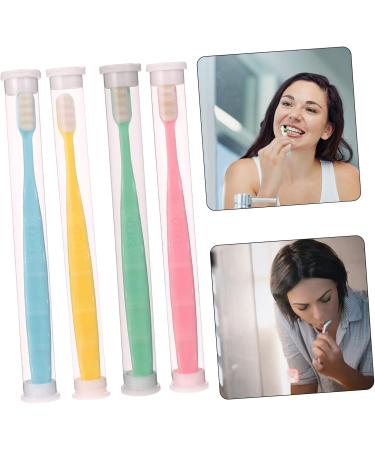 TOVINANNA 12 Pack Wangan Hair Toothbrush for Kids | Travel-Friendly Oral Care Tools | Mikro-Nano Handwear Cleaning Brushes in Assorted Colors - Buy Online on GoSupps.com