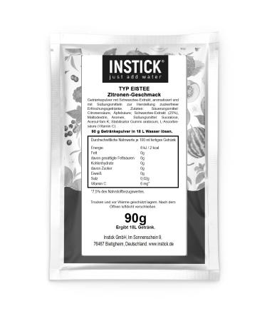 Buy Intick Sugar-Free Iced Tea | Vegan Instant Drink Powder | 18L Black Tea with Vitamin C | Low-Calorie Flavorful Beverage - Buy Online on GoSupps.com