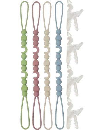 OKONKN teething ring baby teething ring baby teething aid baby BPA-free silicone baby accessories for boys and girls baby toys 8 months+