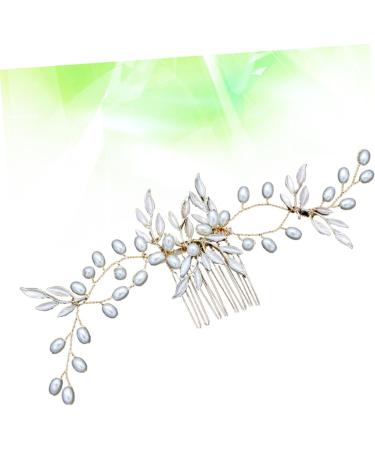 Angoily Hair Claw Clips for Women Wedding Hair Clip Womens Barrettes for Hair Goody Hair Hairpin Rhinestone Barrettes Wedding Hair Pin Bridal Hair Pin Tiara Comb Bridesmaid Pearl - Buy Online on GoSupps.com