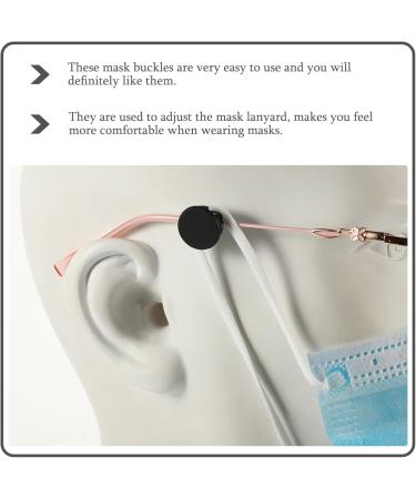 Ciieeo 20 Pack Mask Glasses Buckles - Comfortable Ear Protectors for Adults | Mask Connector for Eyewear | Rubber Band Straps - Buy Online on GoSupps.com