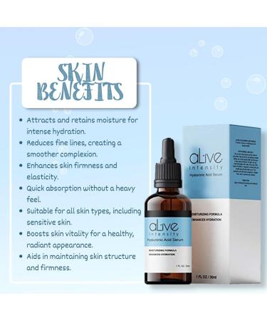 Hyaluronic Acid Serum - Ultimate Hydration & Moisturizing Formula for Radiant Facial Skin Care - Buy Online on GoSupps.com