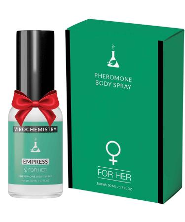 Pheromones For Women (EMPRESS) Body Spray - Elegant Ultra Strength Organic Human Pheromones Fragrance Body Spray 50mL - Human Grade Pheromones to Attract Men