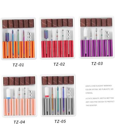 POPETPOP 3 Sets Nail Grinding Head Faux Nails Artificial Nails Nail Drill Bits Electric Manicure Nail File Beginner Kit Manicure Drill Bits Nail Drill Tool Exfoliating Manicure Tools Purple 6.5x5.5cmx3pcs Purplex3pcs - Buy Online on GoSupps.com