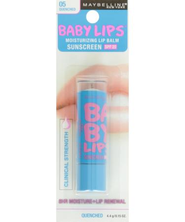 Maybelline New York Baby Lips Moisturizing Lip Balm - Quenched 0.15 oz | Hydrating Lip Care for Smooth Lips - Buy Online on GoSupps.com