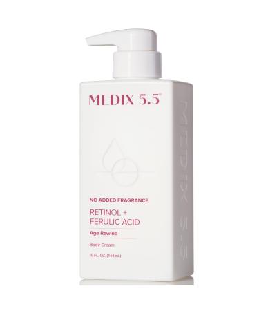 MEDIX Fragrance Free Retinol Face Moisturizer & Body Lotion Crepey Skin Care Treatment | Anti Aging Firming Retinol Cream For Face Targets Loose Crepe Skin Wrinkles & Fine Lines 15 Fl Oz 2 - Fragrance-Free Retinol Cream