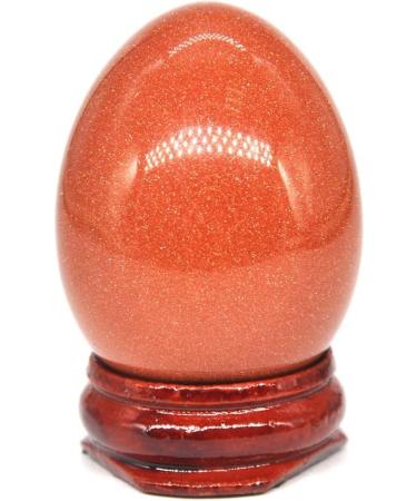 30x40mm Ruby Sand Oval Natural Crystal Suitable for Home Raw Stones and Minerals Home Goods - Buy Online on GoSupps.com