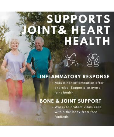 Turmeric Ginger with Black Pepper & Ginger 1000 mg 120 Capsules | Turmeric and Ginger Supplement with 95% Curcuminoids | Extra Strength Supplement| Joint Support Supplement | Non-GMO - 120 Capsules - Buy Online on GoSupps.com