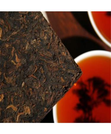 HELLOYOUNG 200g Th Puerh Ban Zhang biologique chinois m r et vieilli en brique fabrication traditionnelle aliment vert Plein de charme persistant sans additifs - Buy Online on GoSupps.com