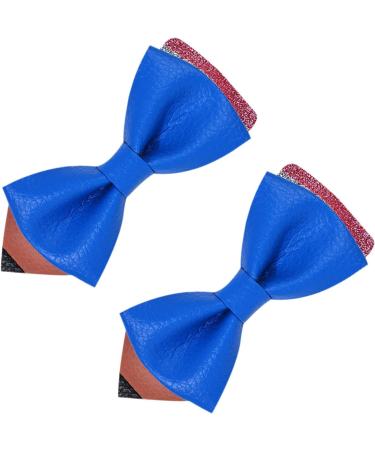 Teacher Hair Clips Pencil Bows Hair Clips for Back to School | School Hair Accessories Strong Hold Claw Clips for Kindergarten Students Cheerleader Girls Blue - Buy Online on GoSupps.com