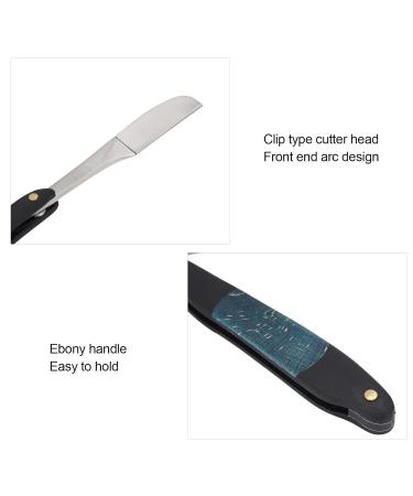 Premium Straight Edge Razor for Men - Zinc Alloy Portable Folding Barber Razor for Precision Haircuts & Facial Care - Buy Online on GoSupps.com