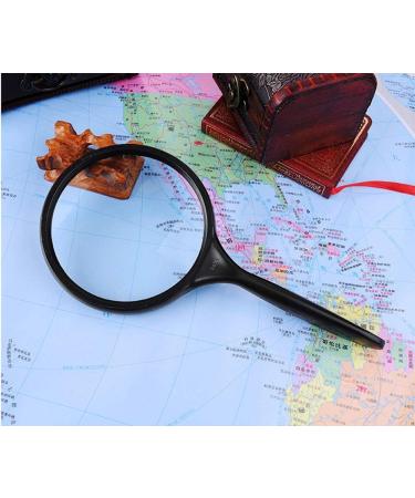 XENITE Handheld Magnifier Portable Magnifier 100MM Old Man Reading Super 5 Times Magnifier OfficeProducts Magnifier - Buy Online on GoSupps.com