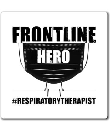 Hilarious Frontlines Front Liner Pulmonology Nurses Doctors Humorous Physicians Top Shelfs Top-of-The-Line Magnets 4" 4" - Buy Online on GoSupps.com