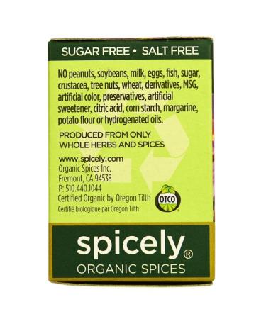 Spicely Organic Fennel Powder 0.50 oz EcoBox - Gluten Free - 1 Pack - Buy Online on GoSupps.com