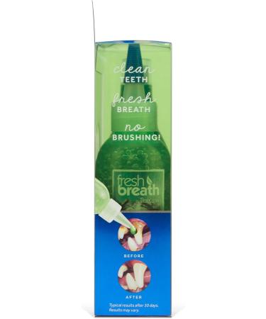 Fresh Breath TropiClean Mouth Care Gel for Dogs & Cats - Brushless Plaque & Tartar Removal - Advanced Whitening - 118ml - Buy Online on GoSupps.com