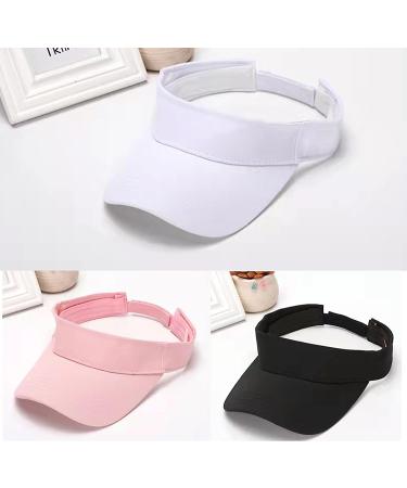 Kids Adjustable Sun Visor Cap - UV Protection Athletic Hat for 5-12 Years Old - Pink - Buy Online on GoSupps.com