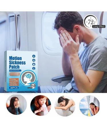 Motion Sickness Patches 36 Pack - Anti Nausea Relief for Cruise, Vertigo, Dizziness - Travel Essentials for Adults & Kids - Buy Online on GoSupps.com