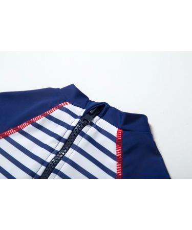 BONVERANO Baby Boy UV Protection Swimsuit | Long Sleeve One Piece with Zip | Captain Design | 18 Months - Buy Online on GoSupps.com