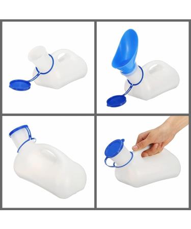 Portable Urinals 1200ML Unisex Portable Urine Urinal Toilet Aid Bottle for Traveling Camping Outdoor with Adapter for Men Women - Buy Online on GoSupps.com