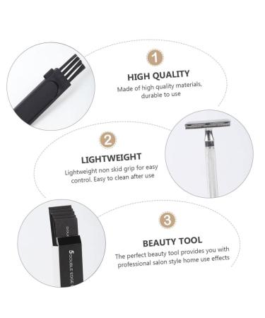 FRCOLOR Manual Shaver Set for Men | Beard Trimmer & Grooming Tool Kit | Old Fashioned Razor & Shaving Brush - Buy Online on GoSupps.com