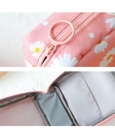 Shop GSHLLO 3-Piece Women's Menstrual Pad Bag Set - Zip Tampon Pocket & First Period Kit for Girls - Storable Convenient Feminine Products - Buy Online on GoSupps.com