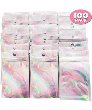 100PCS Ziplock For Party Foil Resealable Food Aluminum Bags Pouch Storage Kitchen Dining & Bar Bathroom Cleaning Wipes (Multicolor One Size) Multicolor One Size - Buy Online on GoSupps.com