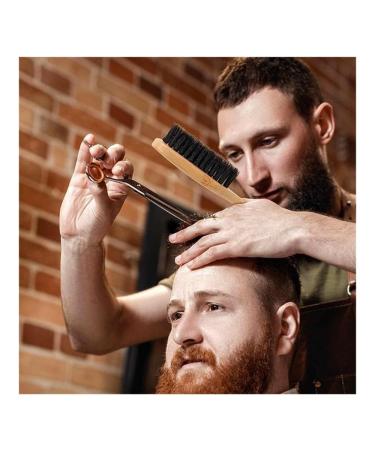 Men's Hair & Beard Brush Set - Hard Stiff Brushes for Healthy Growth | 5 Piece Elasticity & Smooth Finish - Buy Online on GoSupps.com