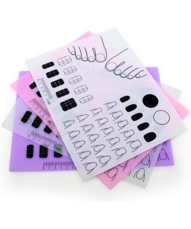 FOMIYES Silicone Stamping Plate Dappen Dish for Acrylic Silicone Desk Stamping Plates Practice for Acrylic Silicone Training Mat Practice Hand Tools Hand for Manicure Nail As Shown - Buy Online on GoSupps.com