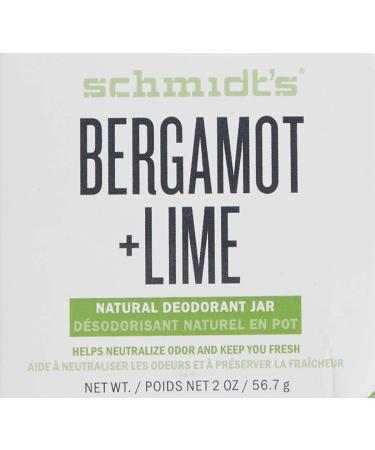Schmidt's Natural Deodorant Jar - Bergamot + Lime 2 oz | Aluminum-Free, Eco-Friendly - Buy Online on GoSupps.com