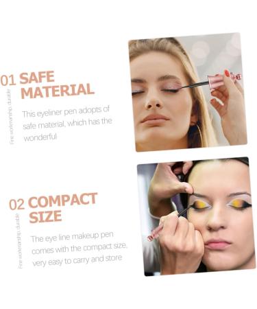 Healvian 8 Pcs Liquid Eyeliner 3d Magnetic Eyeliner Black Eye Liner Pencils Eye Liners Coloring Pigment - Buy Online on GoSupps.com