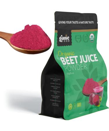 Organic Beet Root Juice Powder - 16 Oz | Boost Energy & Health | Premium Quality - Buy Online on GoSupps.com
