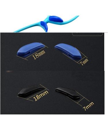 Mayabi Nose Pads - Replacement Eye & Bridge Pads for Glasses & Sunglasses Black Plastic Plug-In Nose Pads - Buy Online on GoSupps.com