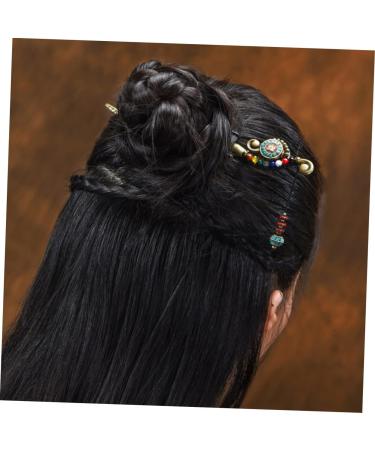 Mikinona Hairpin Tassel Hair Bun Hanfu Hair Accessories Hair Bun Stick Chinese Hair Accessories Traditional Classcical Metal Hair Barrettes Hair Bun Holder Issue Card Zinc Alloy Vintage - Buy Online on GoSupps.com