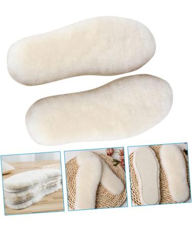 NOLITOY 3 Pairs Wool Insoles for Sneakers and Winter Boots - Warm Fleece Shoe Cushions for Ultimate Comfort - 25x8.8cm - Perfect Winter Shoe Parts - Buy Online on GoSupps.com