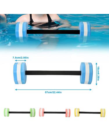 Water Foam Dumbbell | Pool Weights for Water Exercise | Foam Barbells for Pool | Pink | Fitness Tool for Men, Women, Kids - Buy Online on GoSupps.com