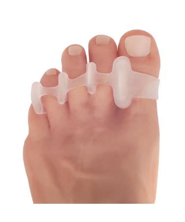 Dr. Frederick s Original Gel Toe Spreaders - 2pcs- Gel Toe Spacers - Bunion Toe Separators - Temporary Bunion Corrector - Gel Orthotic for Overlapping Toes - For Men/Women - One Size - Buy Online on GoSupps.com