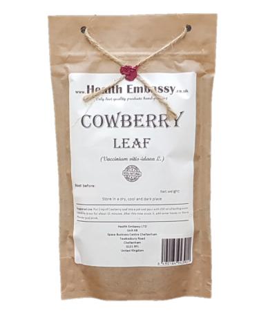 Health Embassy Cowberry Leaf Tea | Vaccinium Vitis-Idaea L | Airelle Rouge Feuille Tisane 50g