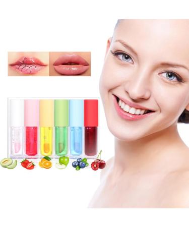 Buy Color Changing Fruit Flavour Lip Glaze - Nourishing 6-Pack Natural Lip Balm | Best Lip Care Gloss Online - Buy Online on GoSupps.com