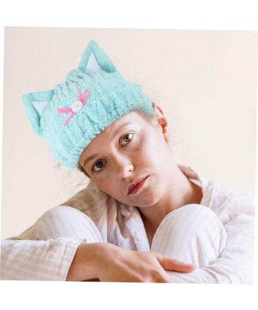 FRCOLOR 2pcs Dry Hair Cap Women Hair Hats Comfortable Showering Hats Coral Fleece Hair Hats Quick Drying Hair Hats Hair Caps for Bathing Adorable Bathing Hats Bathing Hair Wraps Hair Towel - Buy Online on GoSupps.com