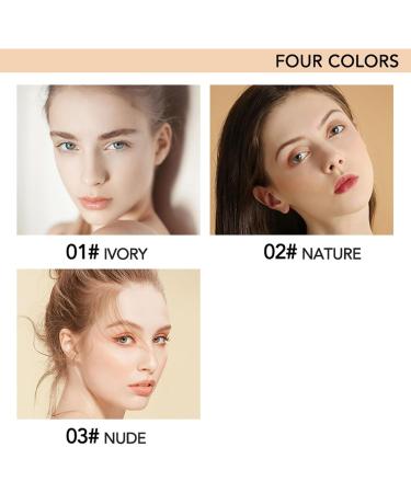 Mushroom Head CC Creme Ultra Couvrante Fond de Teint Couvrant Imperfections Air Cushion BB Cream Hydratant Eclaircissant Fond de Teint Couvrant Imperfections Durable Maquillage Nude (Dark) - Buy Online on GoSupps.com