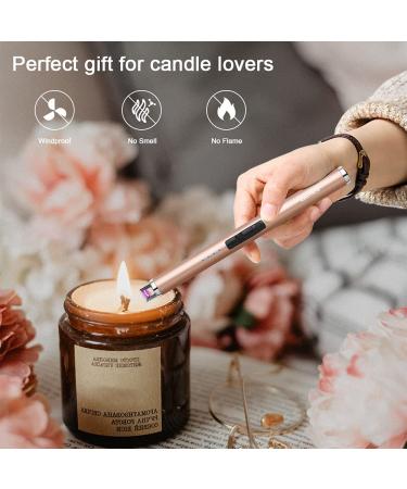 ARECTECH Rechargeable Electric Arc Plasma Lighter - Champagne Gold for Candle, Kitchen, Camping - Buy Online on GoSupps.com