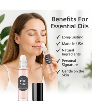10ml Roll-on Pink Friday Fragrance Body Oil For Women Long-lasting Ideal For Work Home Gym Or Daily Use Scent & Gift For Their Love Pink Friday 0.33 Fl Oz (Pack of 1) - Buy Online on GoSupps.com