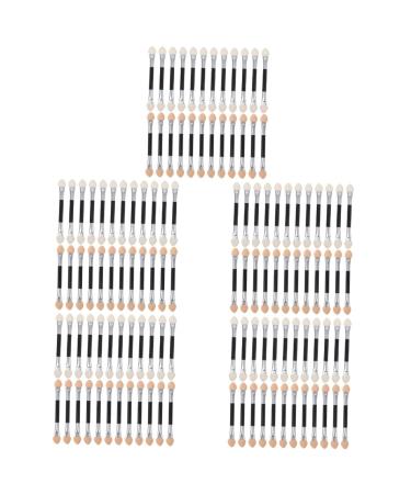 FOMIYES Eye Shadow 120 pcs Sides for Blush Sponge Shadow Convenient Eyeshadow Red Small Eye Shadow Brush 7.5x1x0.5cmx5pcs Beige Khaki X5pcs